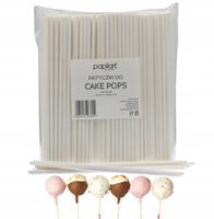 Patyczki do lizaków Cake Pops 3,8 x 152 mm - 200 szt.