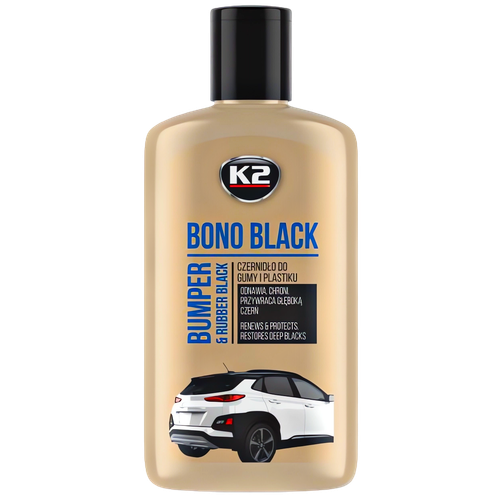 Zestaw Do Odnawiania Plastików Gumy Czernidło Gąbka Aplikator K2 Bono Black na Arena.pl