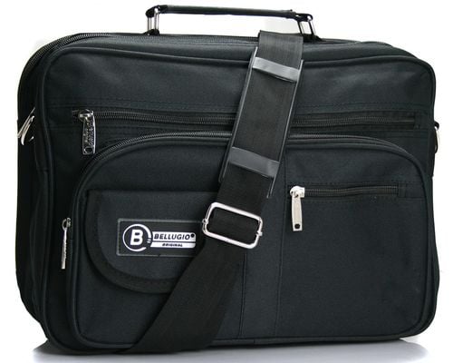 Torba męska do pracy A4 Bellugio - czarna na Arena.pl