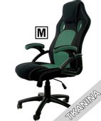 Fotel obrotowy do biurka CARRERA M GREEN FABRIC