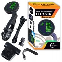 Licznik Rowerowy Z Wysięgnikiem Podświetlany Prędkościomierz Bezprzewodowy