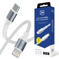 accessories - 3mk hyper cable n-series c to lightning 1m pd 3.0 9v/2a