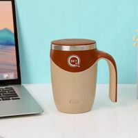 KUBEK TERMICZNY SAMOMIESZAJĄCY 380ml SAM MIESZA LCD TEMPERATURA DO KAWY USB