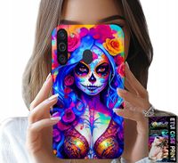 ETUI DO SAMSUNG GALAXY A21 - MEKSYKAŃSKA, KOLOROWA KRÓLOWA ŚMIERCI