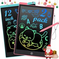 2szt Kolorowy tablet LCD do pisania, magiczna tablica dla dzieci 12"