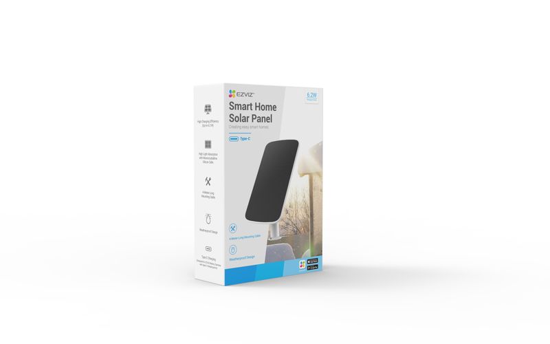 EZVIZ Panel solarny CS-CMT-SolarPanel-E 6.2W USB-C zdjęcie 15