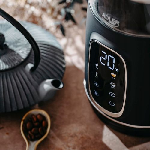 Czajnik Elektryczny Szklany Do Kuchni LED Podtrzymywanie Ciepła 1,7L na Arena.pl