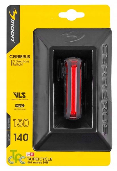 Lampka rowerowa tylna MOON CERBERUS 150lm zdjęcie 10