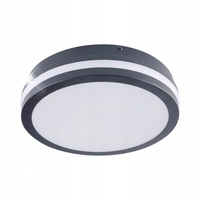 PLAFON LAMPA SUFITOWA KANLUX BENO 38790 12-18W CCT-O-SEG IP65 GRAFITOWY