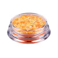 Brokat Konfetti Neon MGP 08, pomarańczowy