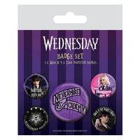 Zestaw przypinek Wednesday