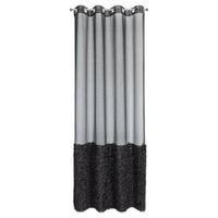 Firana na przelotkach z aplikacją MARION 140X250 czarna