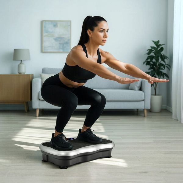 PLATFORMA WIBRACYJNA TRENINGOWA WIBRUJĄCA MASAŻER Z PILOTEM BLUETOOTH zdjęcie 7