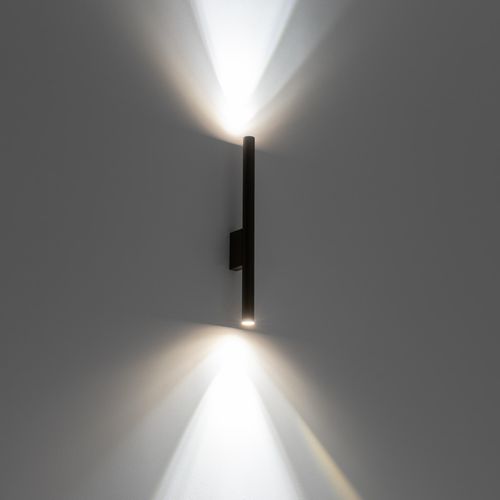 Metalowy kinkiet minimalistyczny Laser 10563 Nowodvorski brązowy na Arena.pl