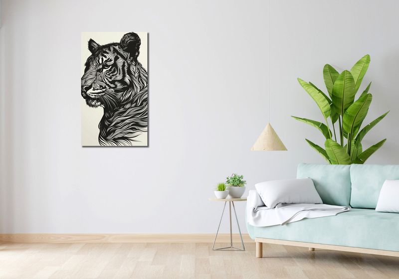 Obraz 50x90cm Tygrysi Gwizd zdjęcie 2