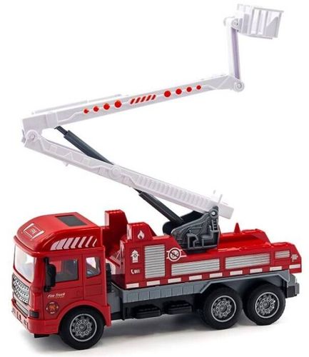 AUTO WÓZ STRAŻACKI STRAŻ POŻARNA STEROWANE NA PILOT Z DRABNINĄ DLA DZIECI na Arena.pl
