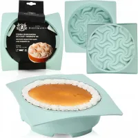 FORMA SILIKONOWA DO DESERÓW 3D OKRĄGŁA 19,5 x 19,5 CM MUS CIASTO LODY TORT