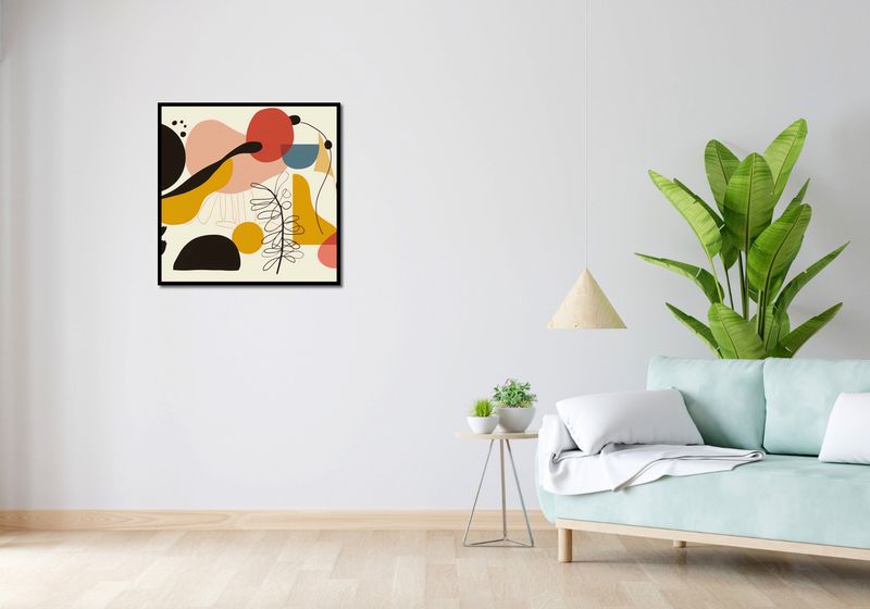Plakat 70x70cm Rapsodia Barw zdjęcie 4