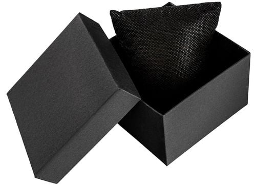 pudełko na zegarek gładkie - czarne na Arena.pl