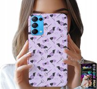 ETUI DO OPPO RENO5 4G 5G - MODNE WZORY WIDŁY SERCA KOKARDKI KOKARDA