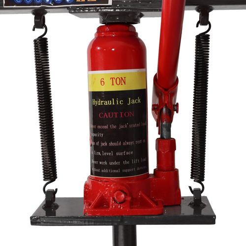 19524 Hydraulicxzna czarna prasa warsztatowa 6 tonowa ramowa trzpieniowa na Arena.pl