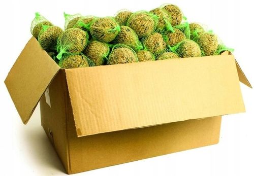 Kule Pyzy Tłuszczowe Pokarm Zimowy dla Dzikich Ptaków 100szt ZESTAW na Arena.pl