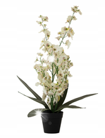 SZTUCZNY KWIAT STORCZYK biały wys. 54cm
