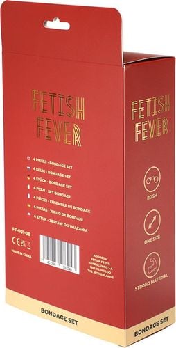 fetish fever   bondage set   4 pieces   red na Arena.pl