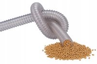 Wąż do podajnika na pellet spiro zasobnik do pieca trudnopalny fi 60 - 0,5m