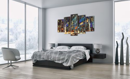 Obraz Na Płótnie - Miasto Centrum Auto - 160X85 Cm - Ea160X85-3787 na Arena.pl