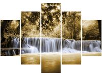 105CM 150CM OBRAZ 5 ELEM WODOSPAD DRUK