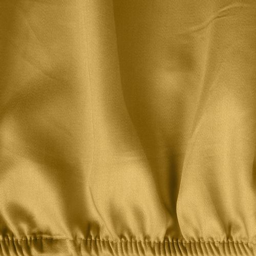 Prześcieradło satynowe z gumką NOVA3 100x200 Eurofirany musztardowy na Arena.pl