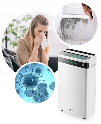 OSUSZACZ POWIETRZA 20L/24H POCHŁANIACZ WILGOCI OCZYSZCZACZ XL + WIFI TIMER na Arena.pl