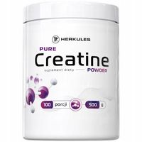HERKULES Pure Creatine Powder 500g KREATYNA MONOHYDRAT SIŁA MOC ATP