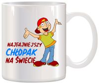 KUBEK Z NADRUKIEM IMIĘ PREZENT DZIEŃ CHŁOPAKA KOLEGI URODZINY IMIENINY
