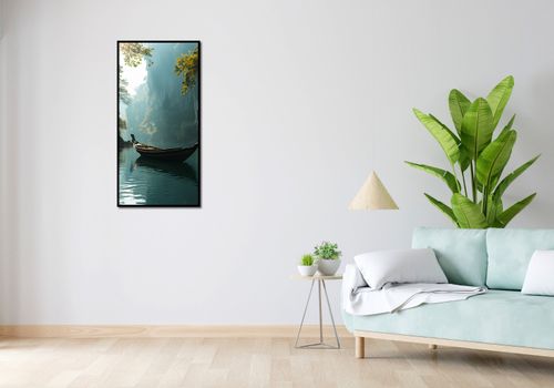 Plakat 50x100cm Samotność na Tafli na Arena.pl