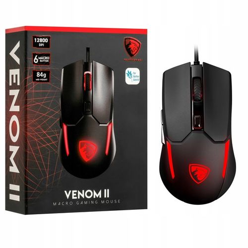 PANTHERISE VENOM II MYSZ GAMING RGB MINECRAFT 12400DPI Graczy 20mln Klików na Arena.pl