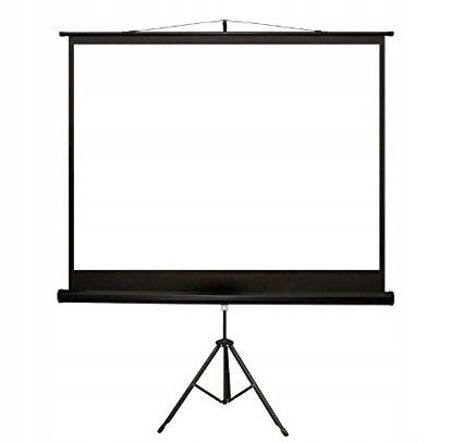 Duży EKRAN PROJEKCYJNY na statywie 200X200cm 112" HDREADY 4K na Arena.pl