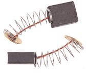 Szczotki węglowe 7.5x14x18 mm do elektronarzędzi marketowych.