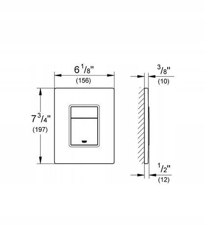 Przycisk spłukujący GROHE Skate Cosmopolitan Szczotkowane Złoto 38732GN0 na Arena.pl