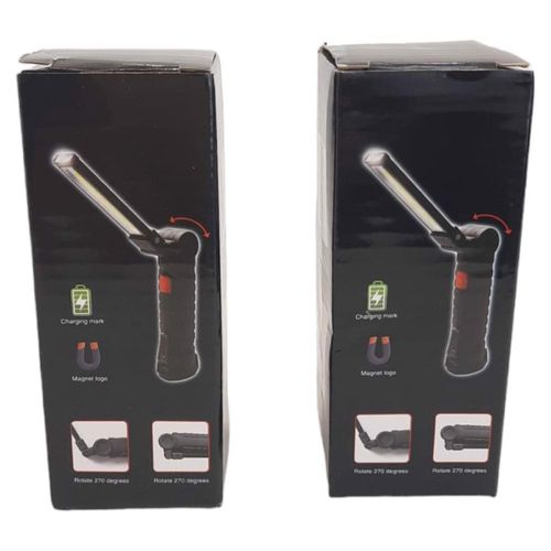 Latarka Akumulatorowa LED 2 szt Kempingowa na USB na Arena.pl