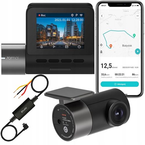 KAMERA 70mai PRO PLUS A500S PRZÓD+ TYŁ+ 32GB + ACC na Arena.pl