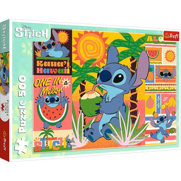 PUZZLE 500 HOLIDAYS WITH STITCH 37483 zdjęcie 1