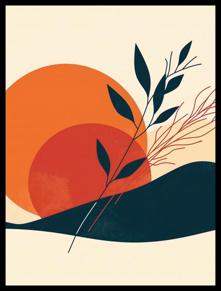 Plakat 75x100cm Zmierzch w Ciszy zdjęcie 2