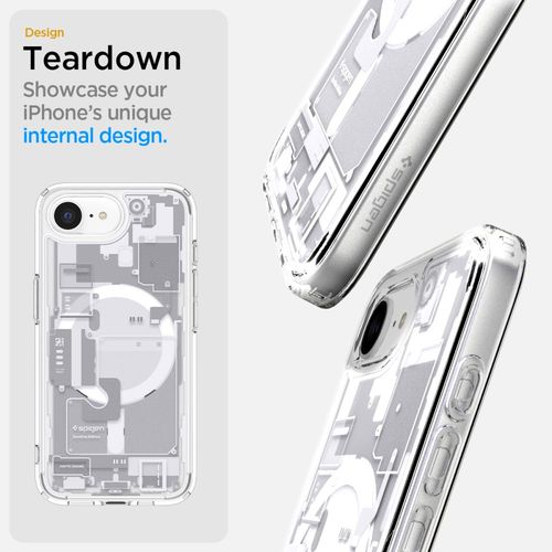 spigen ultra hybrid mag magsafe iphone 16e zero one white na Arena.pl