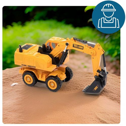 Zdalnie sterowana koparka dla dzieci jeżdżąca plac budowy PILOT Mocna RC na Arena.pl