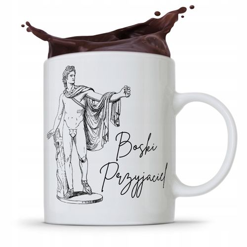 Kubek Prezent Dla Przyjaciela Boski Przyjaciel Z Nadrukiem Ze Zdjęciem na Arena.pl