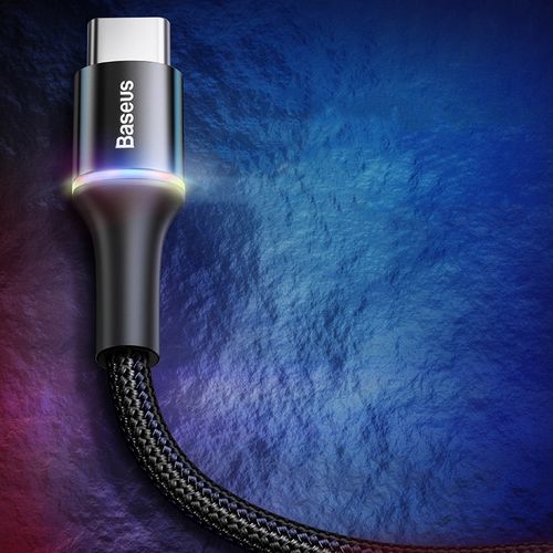 BASEUS PANCERNY KABEL LED USB-C 3A 100CM na Arena.pl