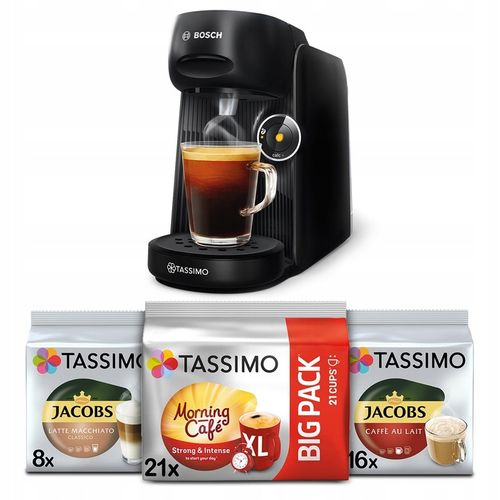 Ekspres na kapsułki Bosch Tassimo Finesse + 3x kawy Tassimo + kubek GRATIS! na Arena.pl