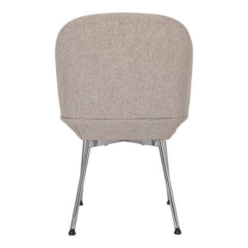 Krzesło Cloe szare jasne/ chrom na Arena.pl